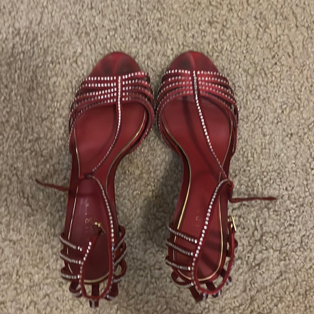 Ralph Lauren red heels